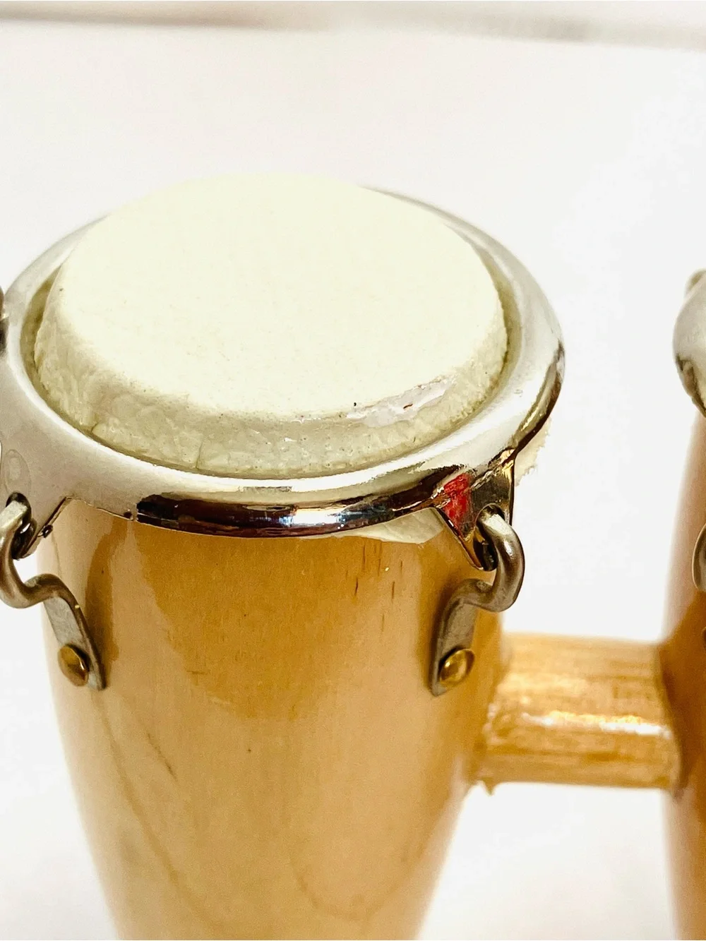 Conga Drum Wooden Christmas Ornament Unbranded Minor Wear